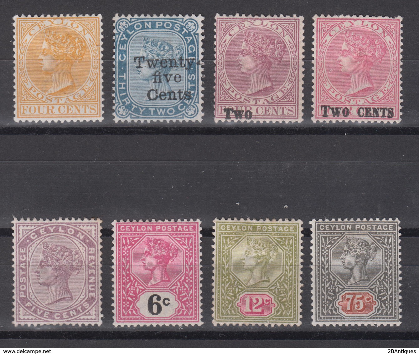 CEYLON 1883-1899 - Queen Victoria - Ceylon (...-1947)