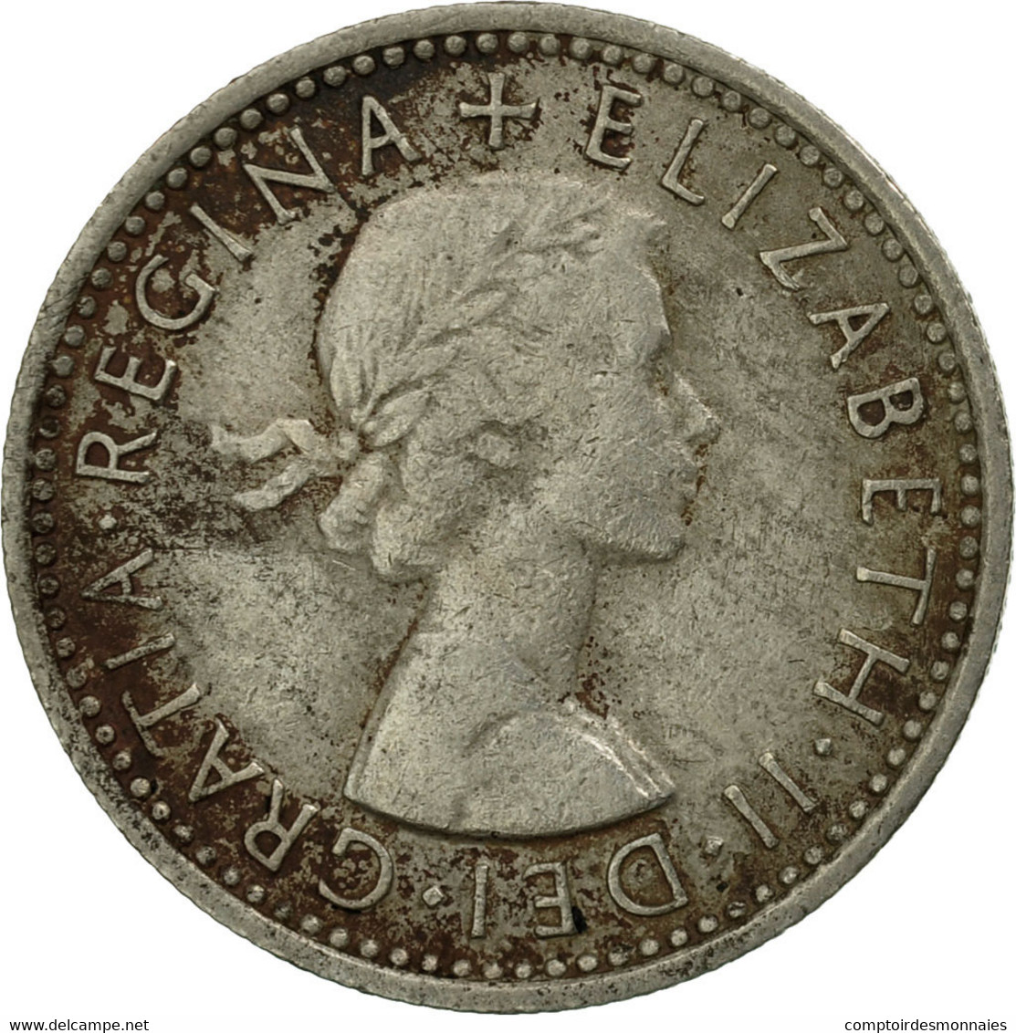 Monnaie, Grande-Bretagne, Elizabeth II, 6 Pence, 1964, TB, Copper-nickel, KM:903 - H. 6 Pence