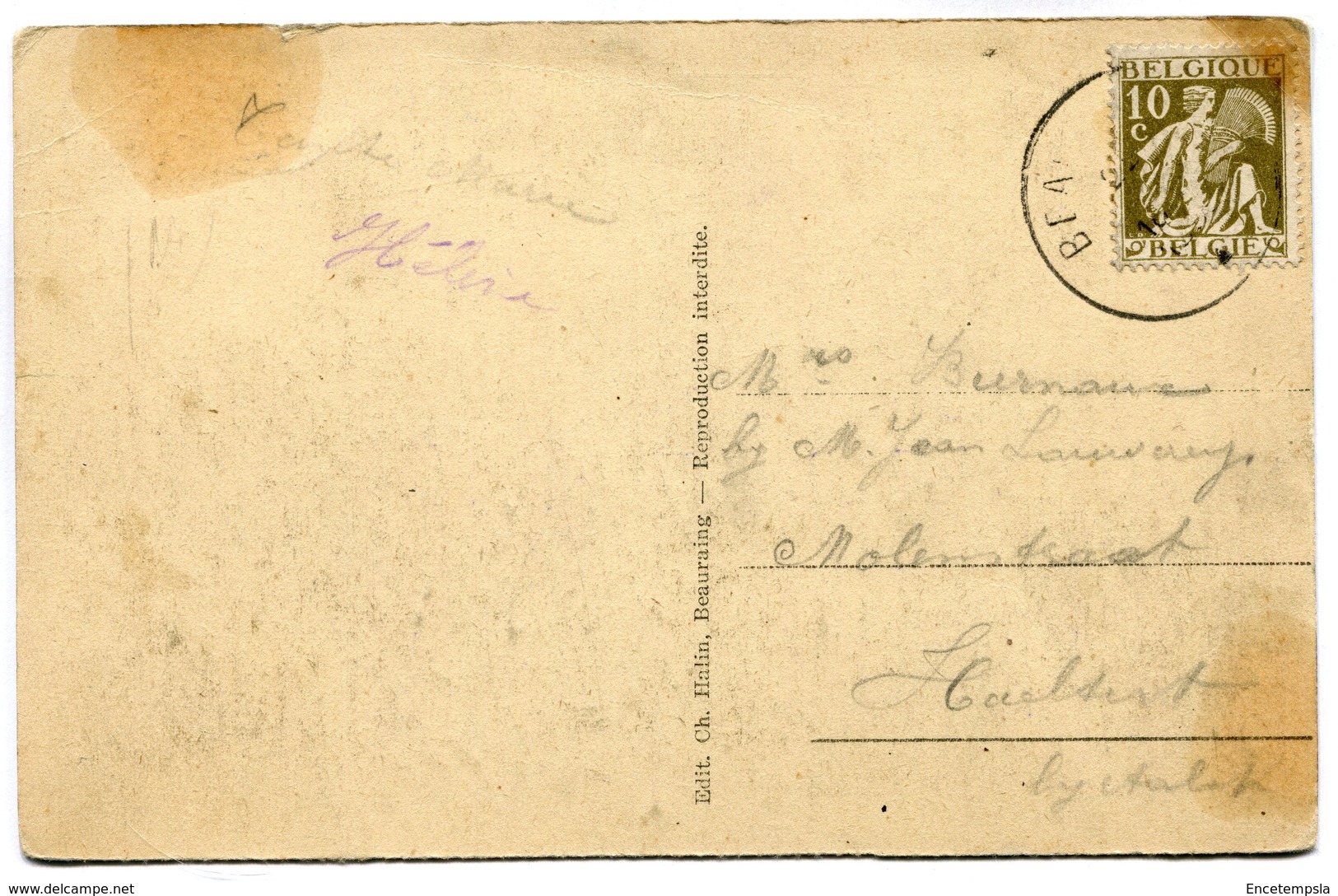 CPA - Carte Postale - Belgique - Beauraing - Rue De L'Eglise (SV6011) - Beauraing