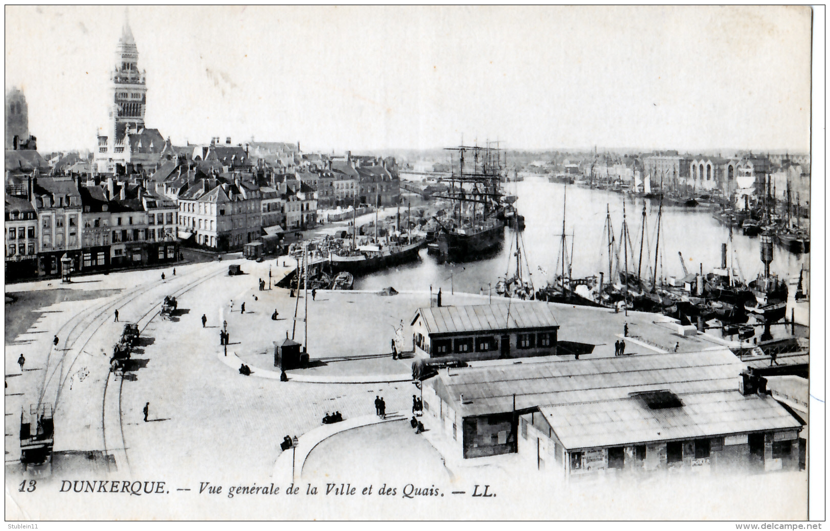 Dunkerque (Nord) Les Quais + Place Trystram      LES 2 CARTES - Dunkerque