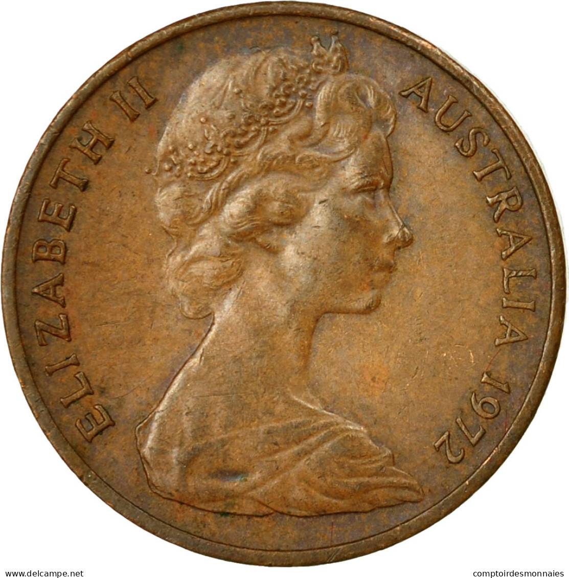 Monnaie, Australie, Elizabeth II, Cent, 1972, TTB, Bronze, KM:62 - Cent