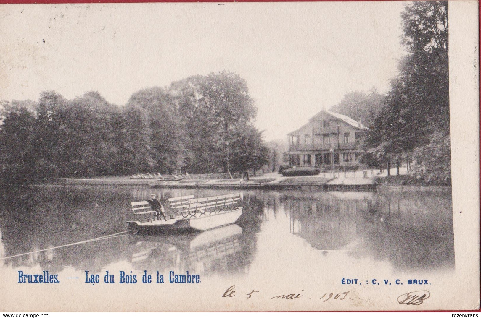 Bruxelles Lac Du Bois De La Cambre Parc Ter Kameren Bos (En Très Bon Etat) (In Zeer Goede Staat) - Bossen, Parken, Tuinen