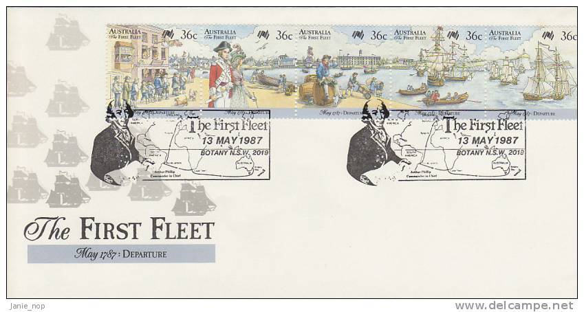 Australia 1987 The First Fleet Departure FDC - FDC