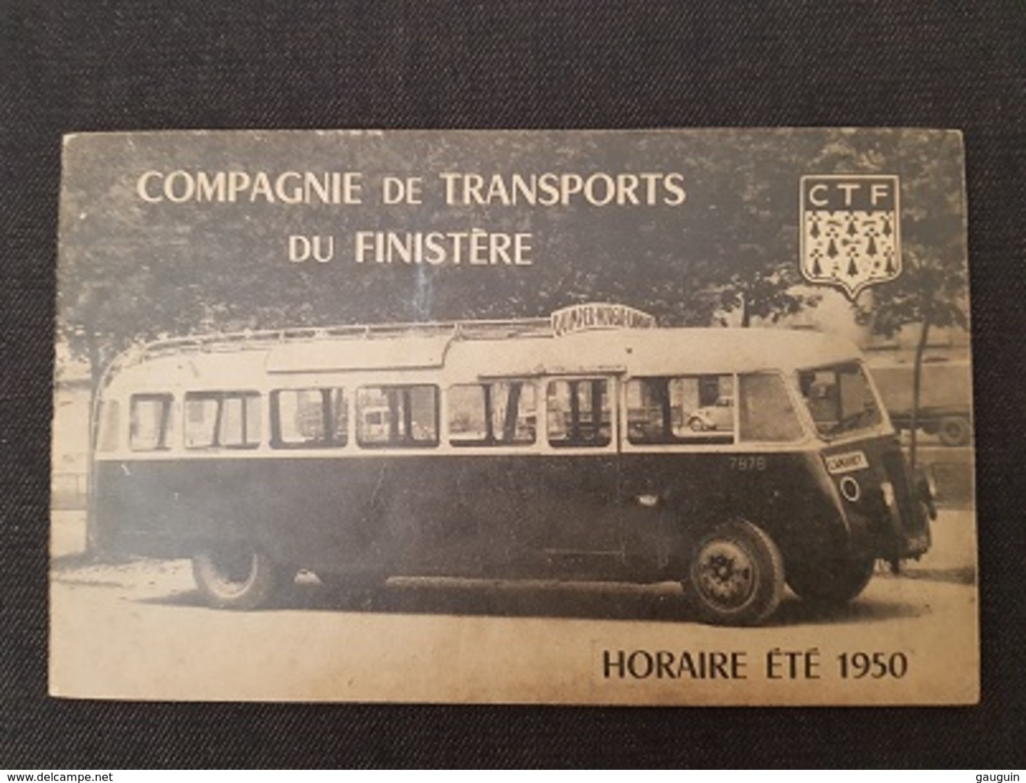 FASCICULE TOURISTIQUE - Cie TRANSPORTS Du FINISTERE - Horaires Lignes - Nbreuses PUB - 1950 - 16 Pages - - Tourism
