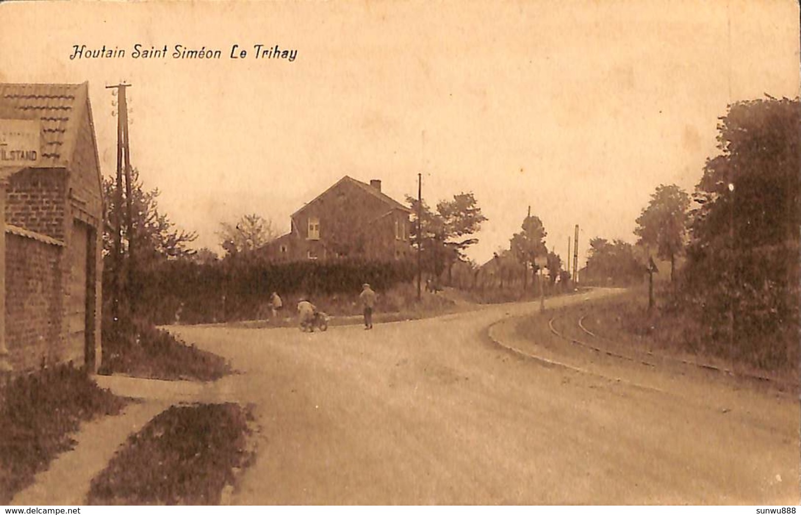 Houtain Saint Siméon - Le Trihay (animée, Rails , Edit Henri Kaquet) - Oupeye