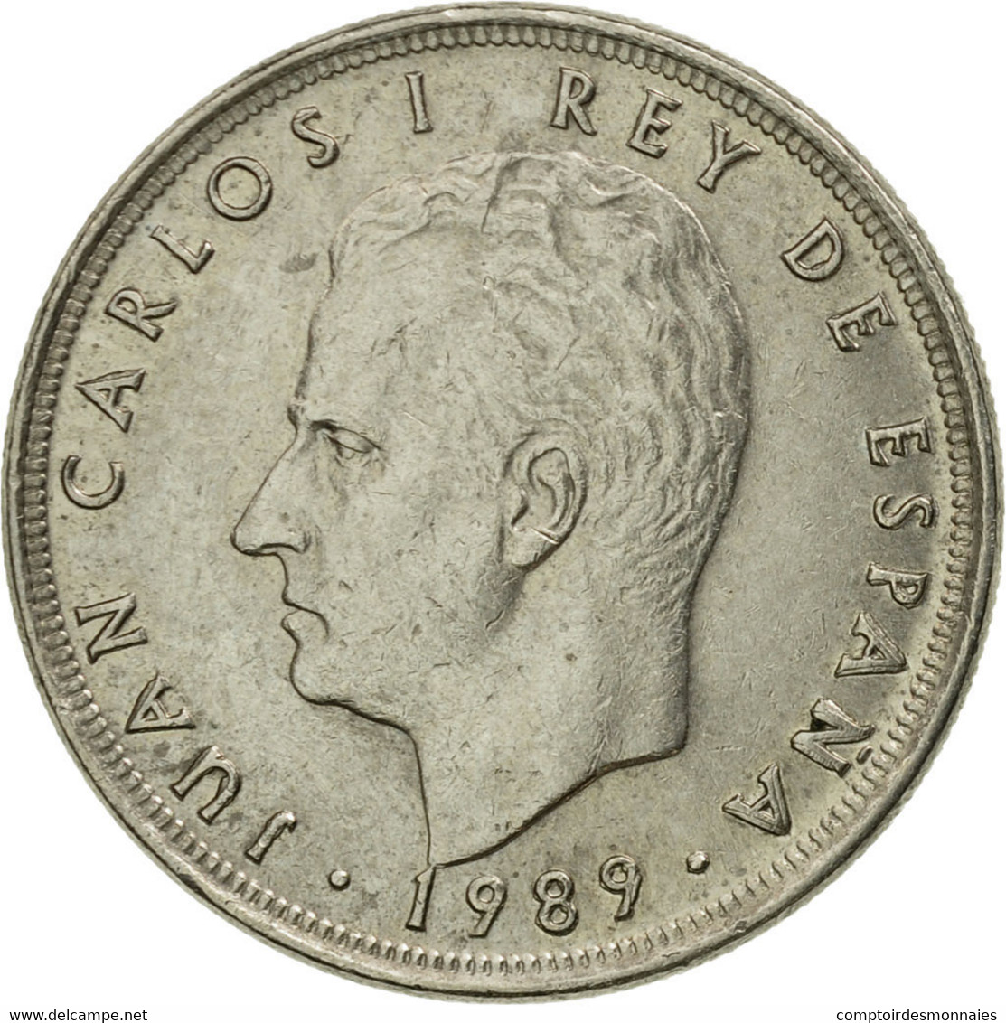 Monnaie, Espagne, Juan Carlos I, 5 Pesetas, 1989, TTB, Copper-nickel, KM:823 - 5 Pesetas
