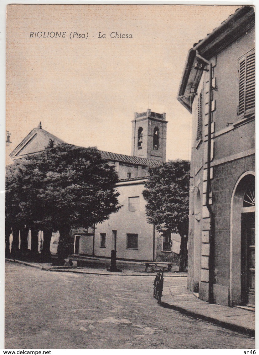 Riglione (Pisa)-La Chiesa-Integra E Originale Al 100% An1 - Pisa