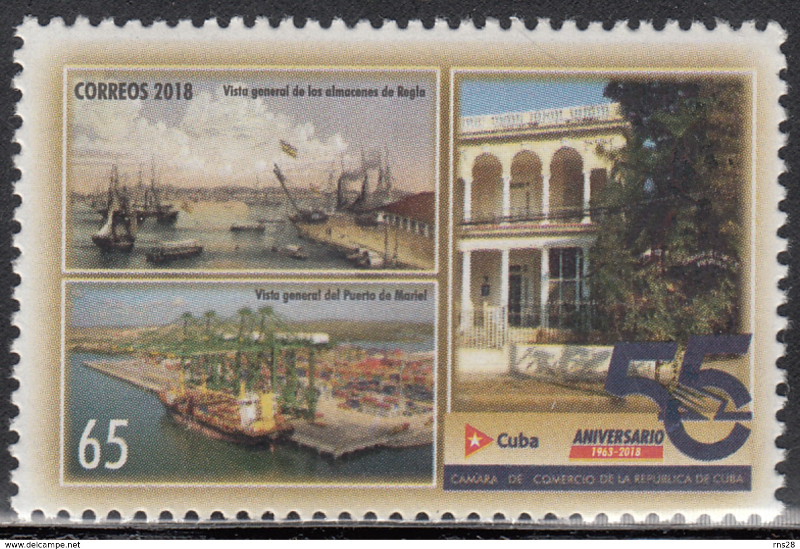 CUBA 2018  Vista - Unused Stamps