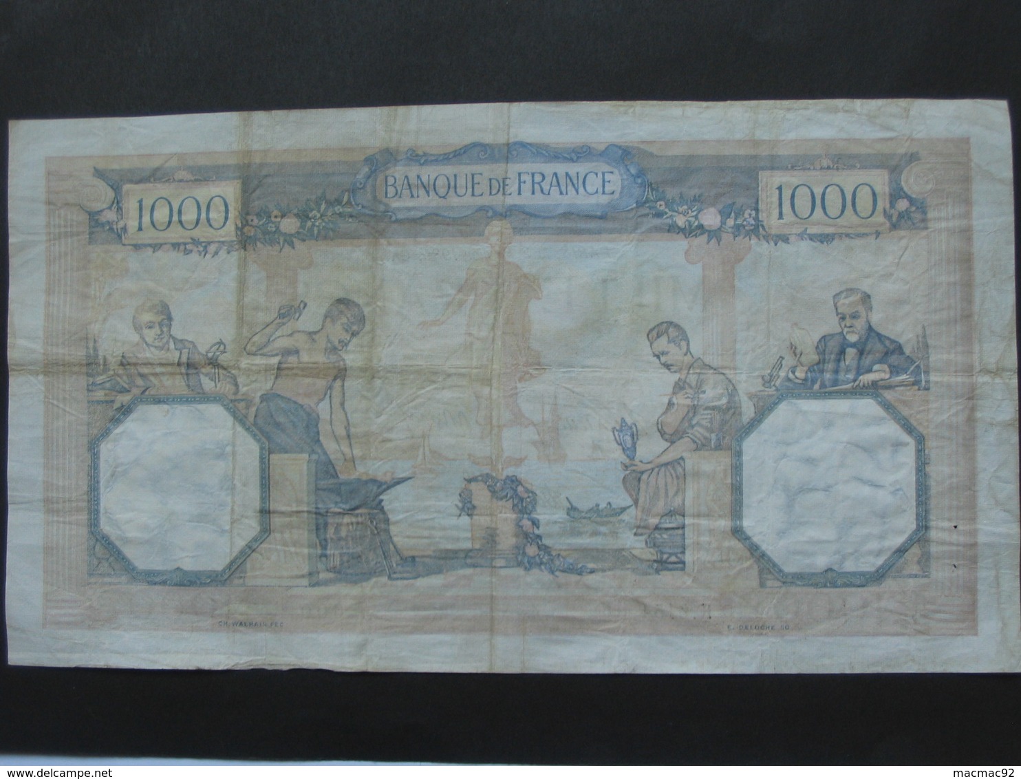 1000 Francs - Cérès Et Mercure  1939 **** EN ACHAT IMMEDIAT **** - 1 000 F 1927-1940 ''Cérès Et Mercure''