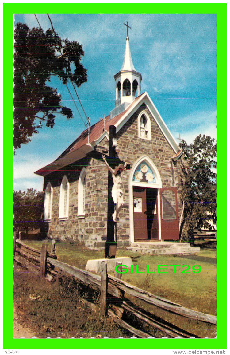 QUÉBEC - CHAPELLE DITE " DES PROCESSIONS " ÉRIGÉ EN 1844 -  PUB. PAR PO-LO RÉCLAME ENR - - Québec - La Cité