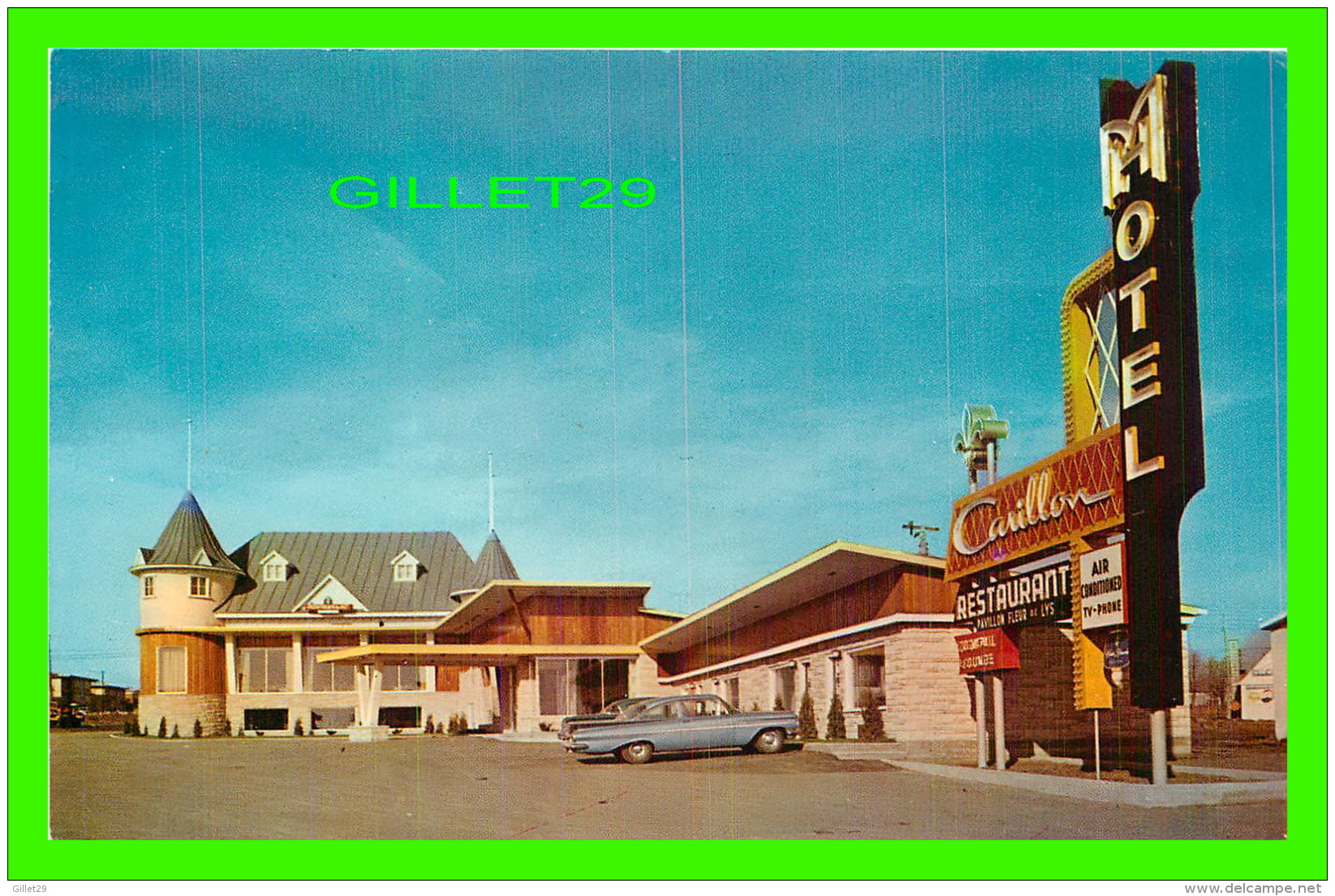 QUÉBEC - MOTEL CARILLON HOTEL, RESTAURANT - LUSTERCHROME - - Québec - La Cité