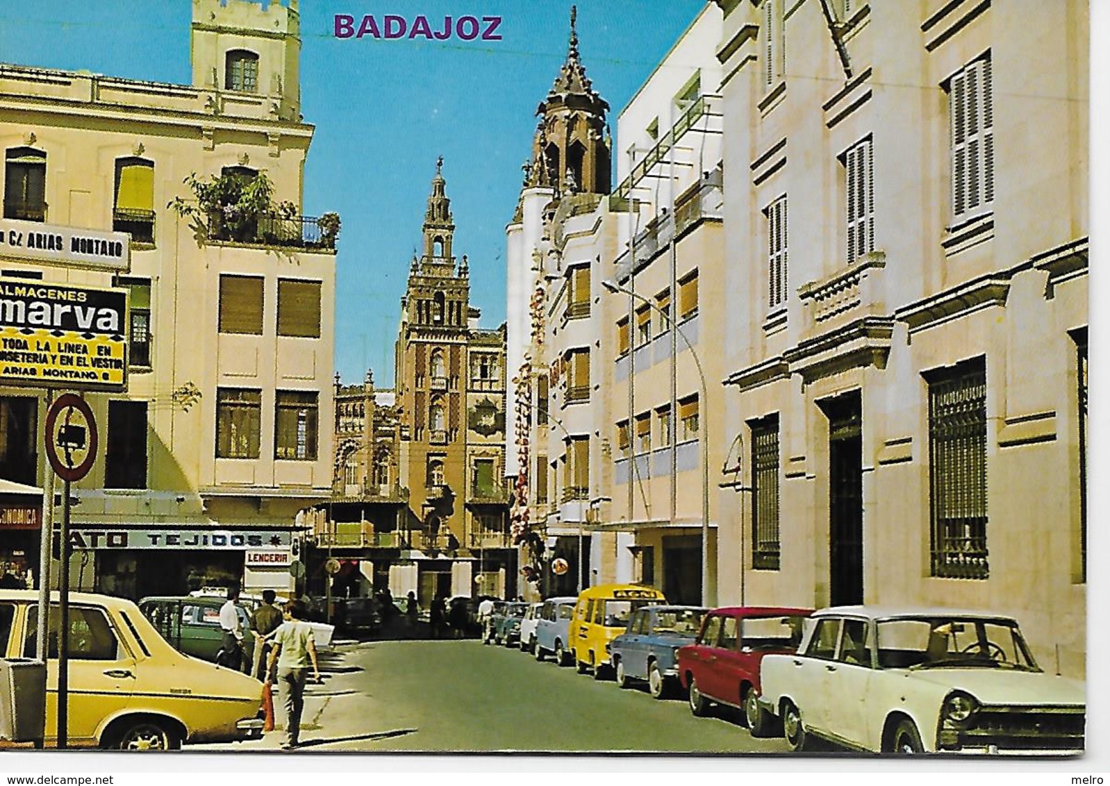 España - Tarjeta Postale Badajoz - Plaza De La Soledad. - Badajoz