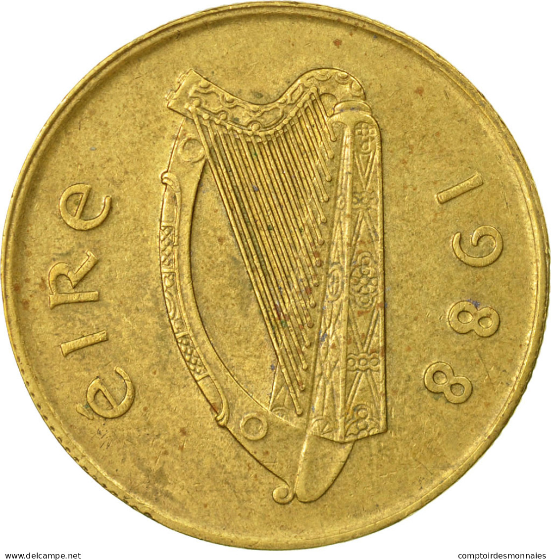 Monnaie, IRELAND REPUBLIC, 20 Pence, 1988, TB+, Nickel-Bronze, KM:25 - Irlande