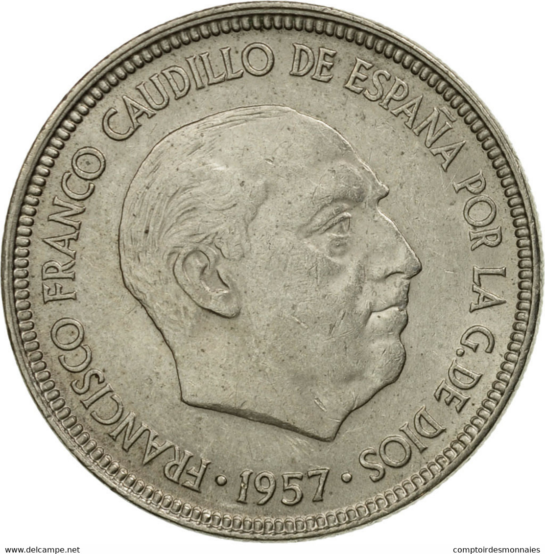 Monnaie, Espagne, Caudillo And Regent, 25 Pesetas, 1964, TB+, Copper-nickel - 5 Pesetas