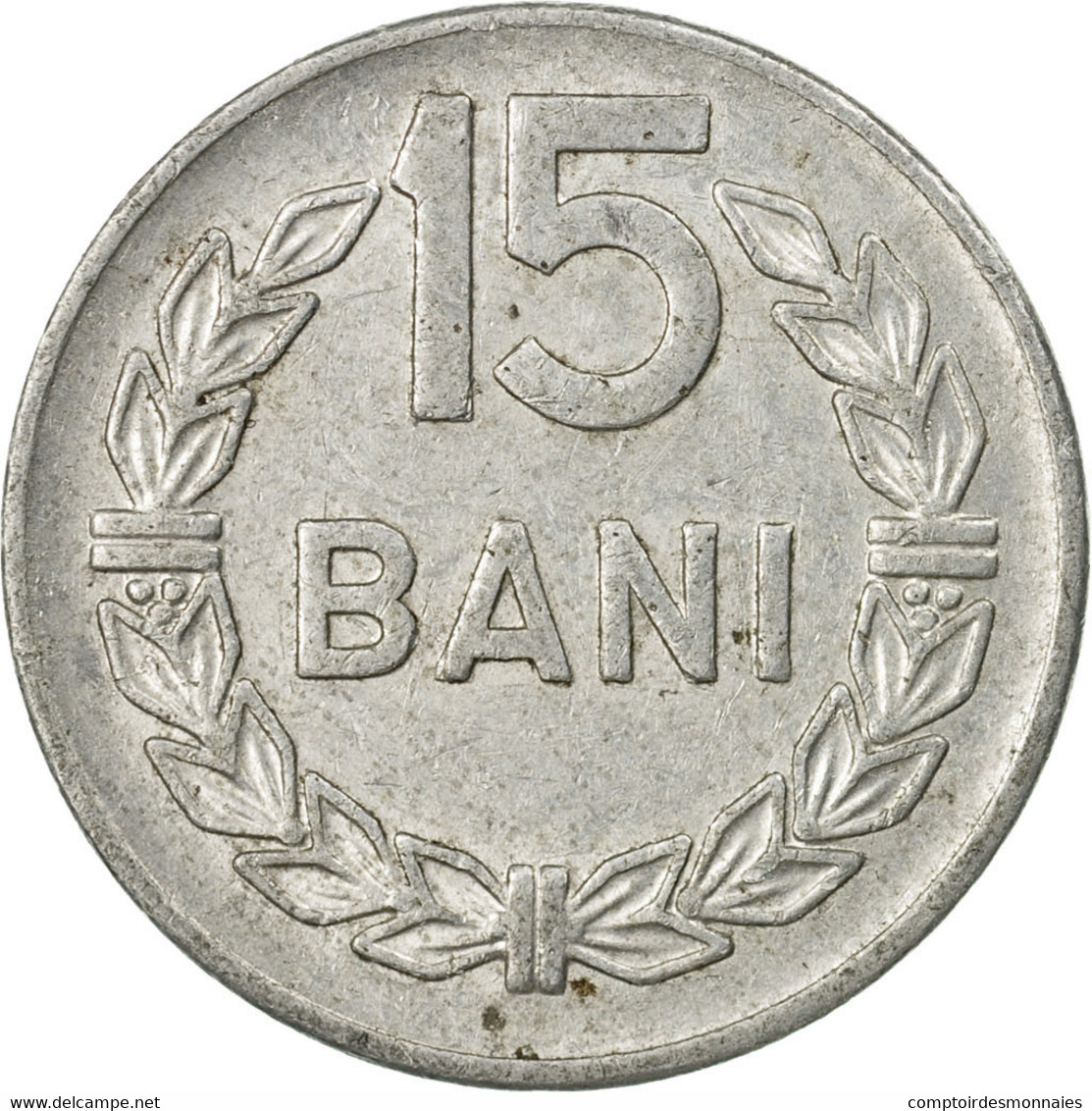 Monnaie, Roumanie, 15 Bani, 1975, TB+, Aluminium, KM:93a - Roumanie