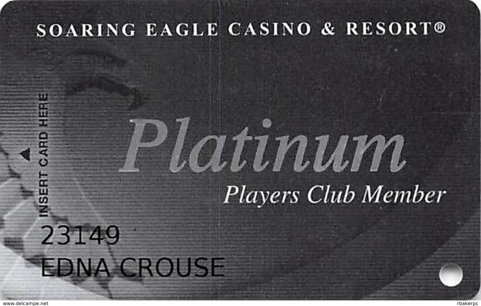 Soaring Eagle Casino - Mt. Pleasant, MI USA - Slot Card - Casino Cards