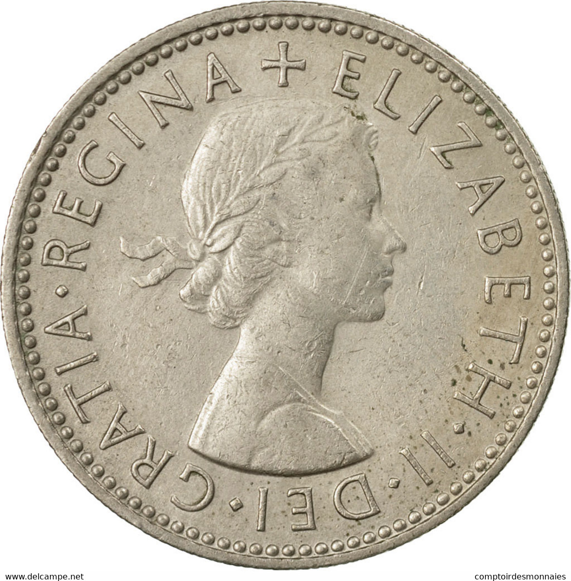 Monnaie, Grande-Bretagne, Elizabeth II, Shilling, 1963, TTB+, Copper-nickel - I. 1 Shilling