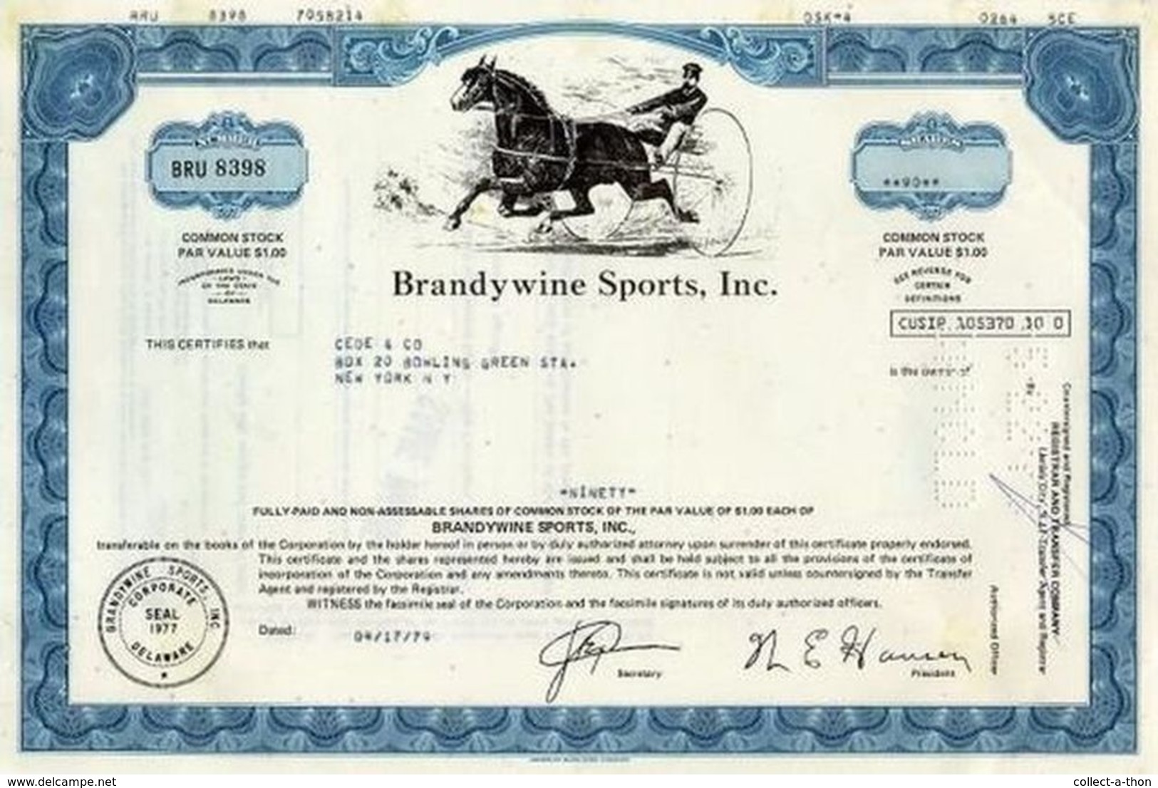 100 DIFFERENT ANTIQUE U.S. STOCK CERTIFICATES (1940's-1980's) in EXCELLENT CONDITION