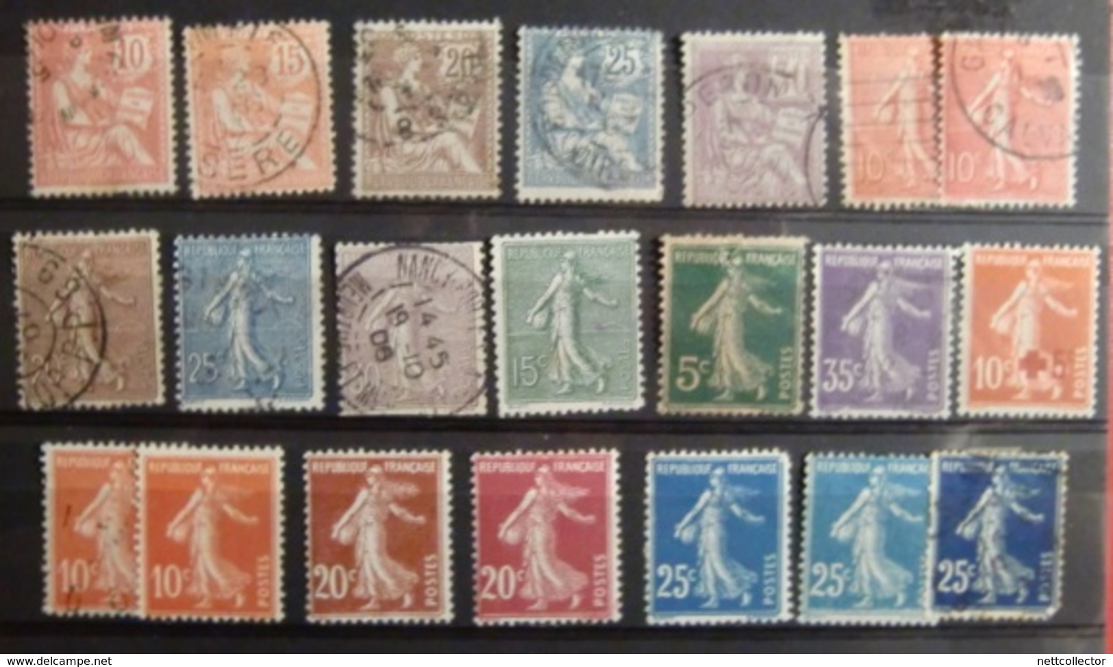 FRANCE TB COLLECTION + 4000 TIMBRES CLASSIQUES & SEMI MODERNES NEUFS et OBLITERES / + 200 FEUILLES  A SAISIR