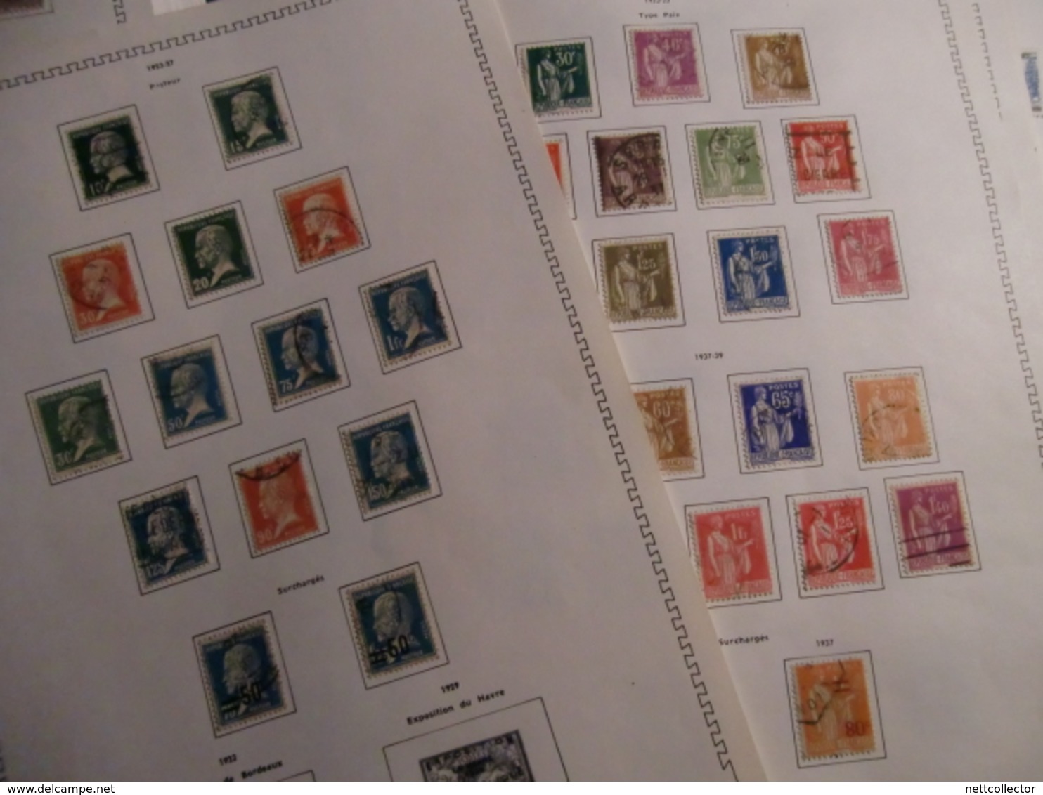 FRANCE TB COLLECTION + 4000 TIMBRES CLASSIQUES & SEMI MODERNES NEUFS et OBLITERES / + 200 FEUILLES  A SAISIR