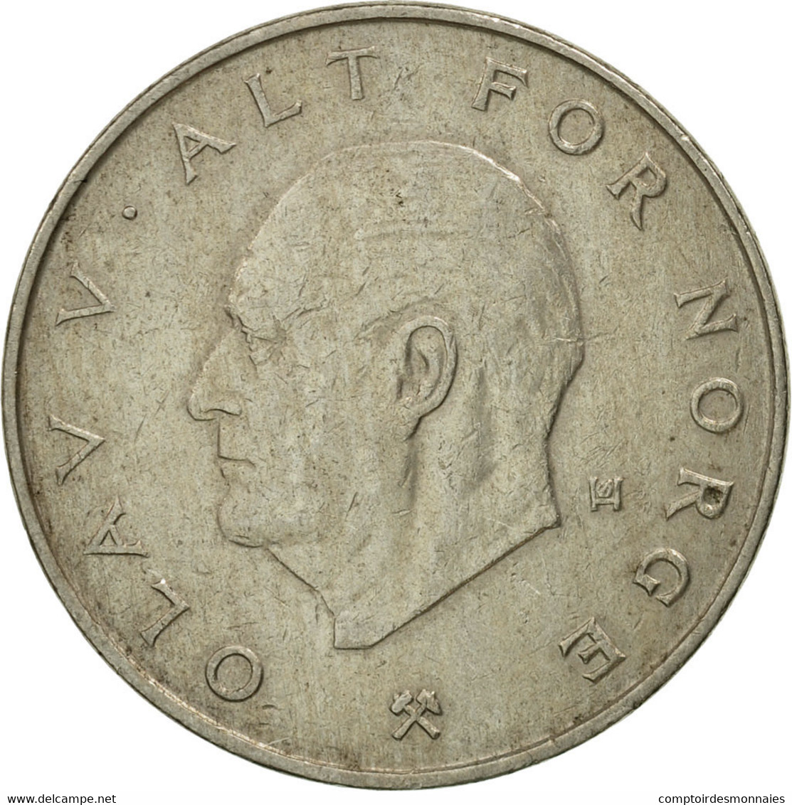 Monnaie, Norvège, Olav V, Krone, 1988, TTB, Copper-nickel, KM:419 - Norvège