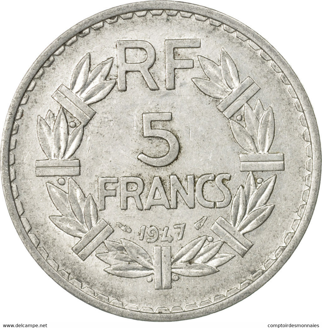 Monnaie, France, Lavrillier, 5 Francs, 1947, Paris, TB+, Aluminium, KM:888b.1 - Autres & Non Classés