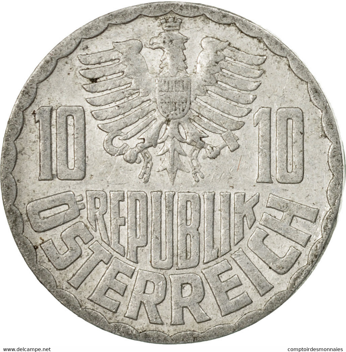 Monnaie, Autriche, 10 Groschen, 1957, Vienna, TB+, Aluminium, KM:2878 - Autriche