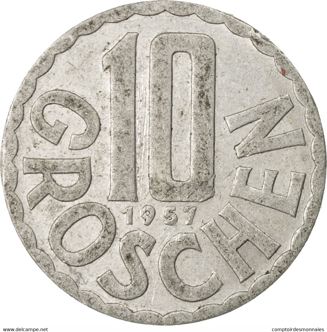 Monnaie, Autriche, 10 Groschen, 1957, Vienna, TB+, Aluminium, KM:2878 - Autriche