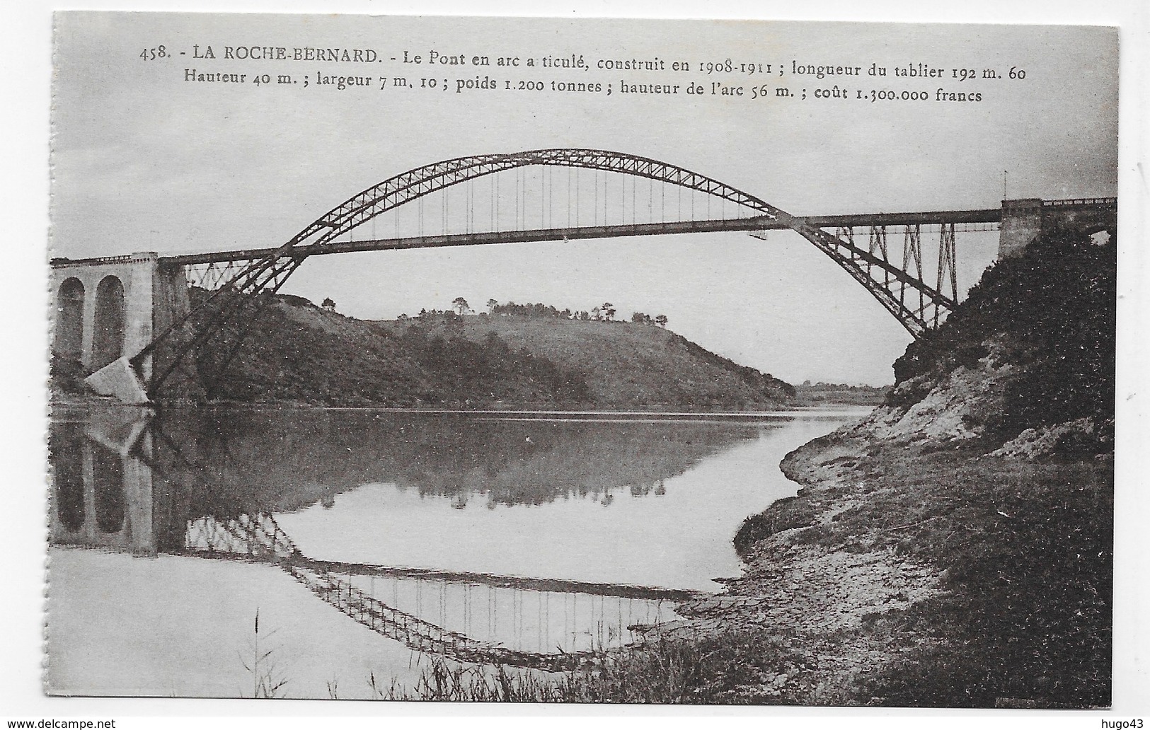 LA ROCHE BERNARD - N° 458 - LE PONT EN ARC A TICULE - CPA NON VOYAGEE - La Roche-Bernard