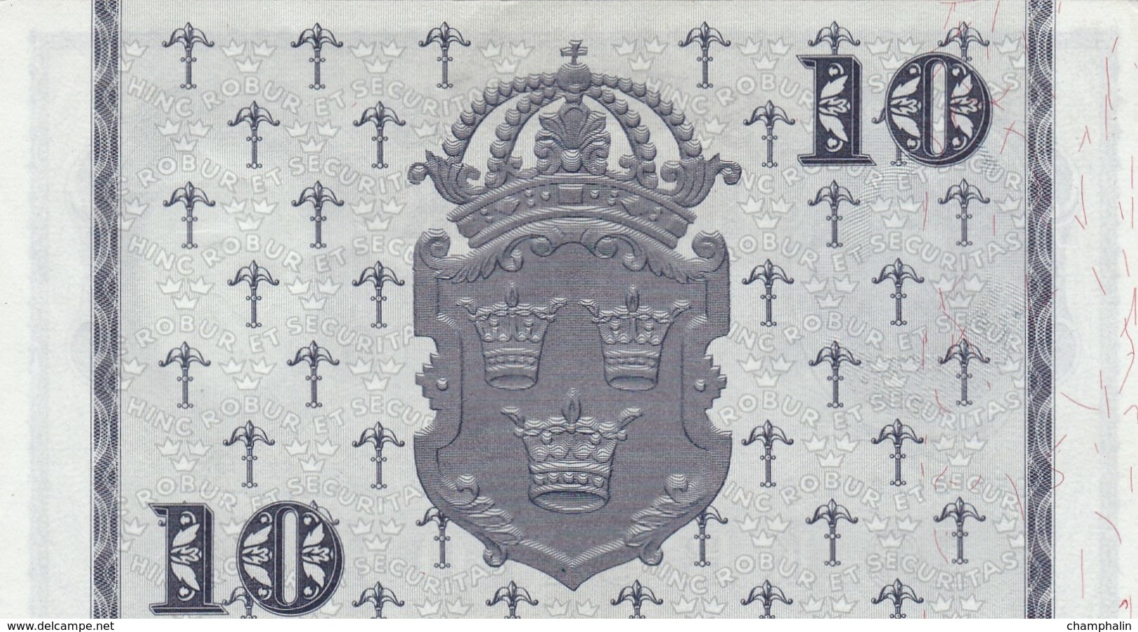 Suède - Billet De 10 Kronor - Gustav Vasa- 1957 - P43e - Neuf - Suède