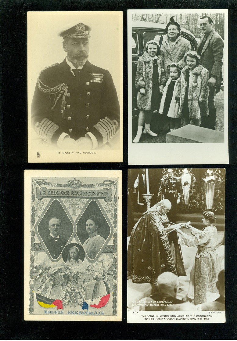 Beau lot de 60 cartes postales du famille royale du monde dynasty     Mooi lot 60 postkaarten van de koninklijke familie