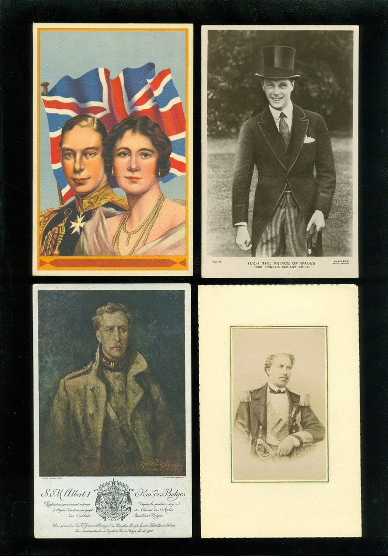 Beau lot de 60 cartes postales du famille royale du monde dynasty     Mooi lot 60 postkaarten van de koninklijke familie