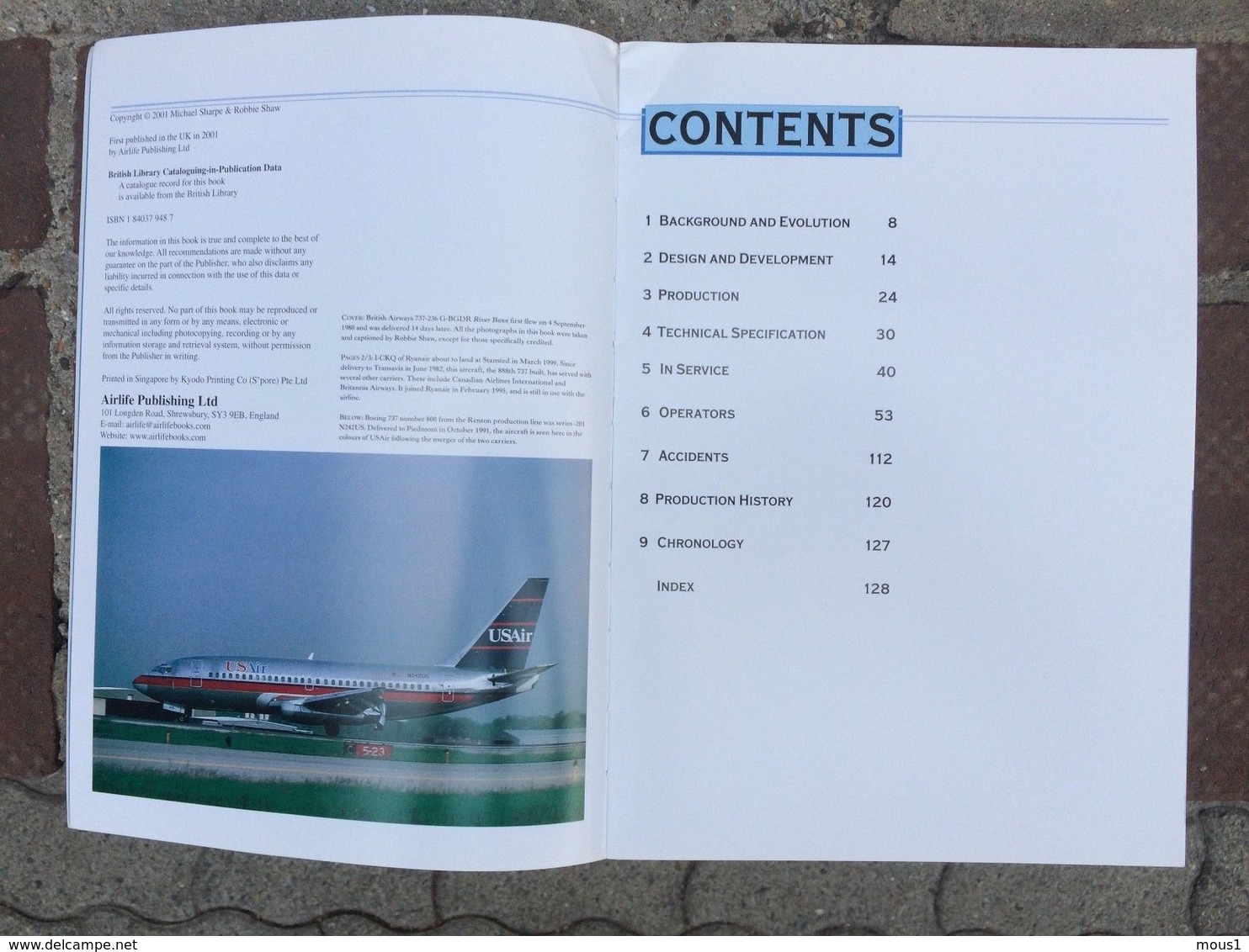 AVIATION: Livre Sur Le BOEING 737-200 Et Une BD: DC-8 (Tanguy Et Laverdure). - Wholesale, Bulk Lots