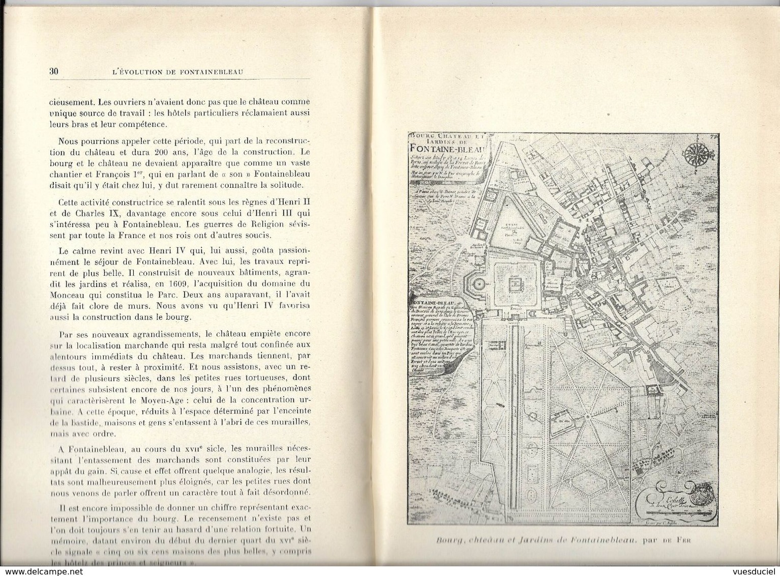 L'Evolution De Fontainebleau - Documentation De 1933 - Seine Et Marne - Fontainebleau