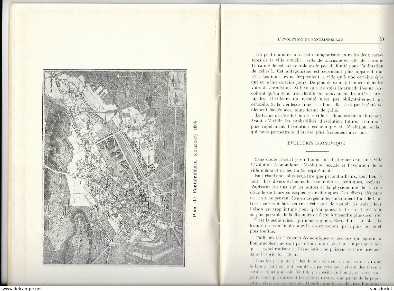 L'Evolution De Fontainebleau - Documentation De 1933 - Seine Et Marne - Fontainebleau