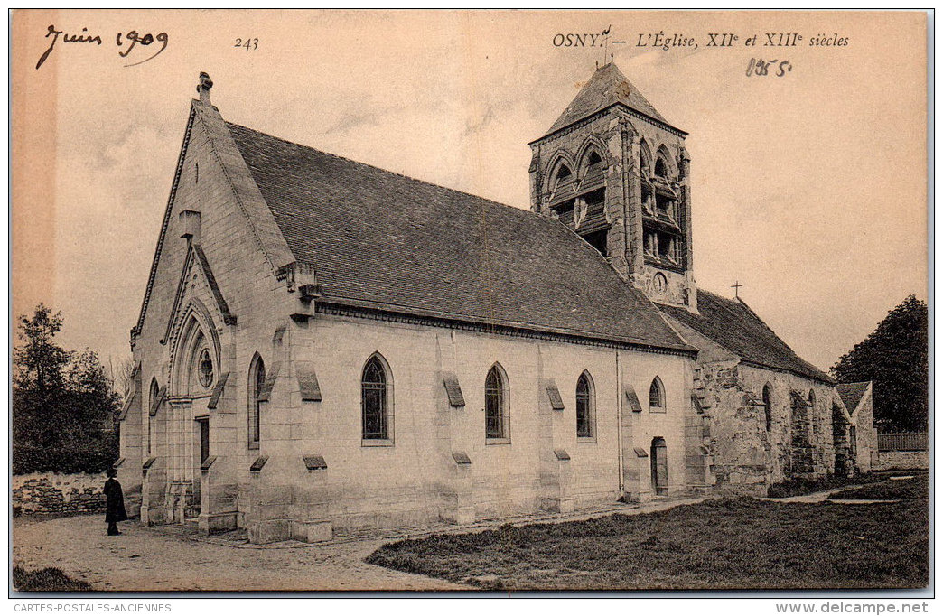 95 OSNY - Vue D'ensemble De L'église - Osny