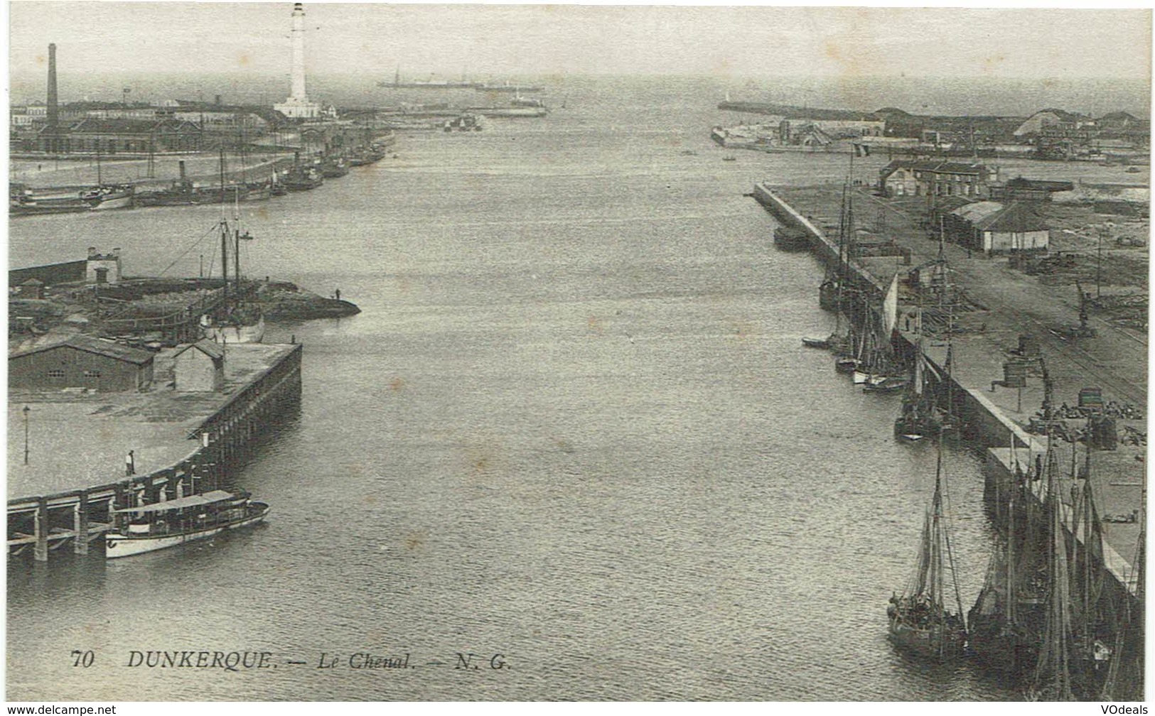 CPA - France - (59)  Nord - Dunkerque - Le Chenal - Dunkerque
