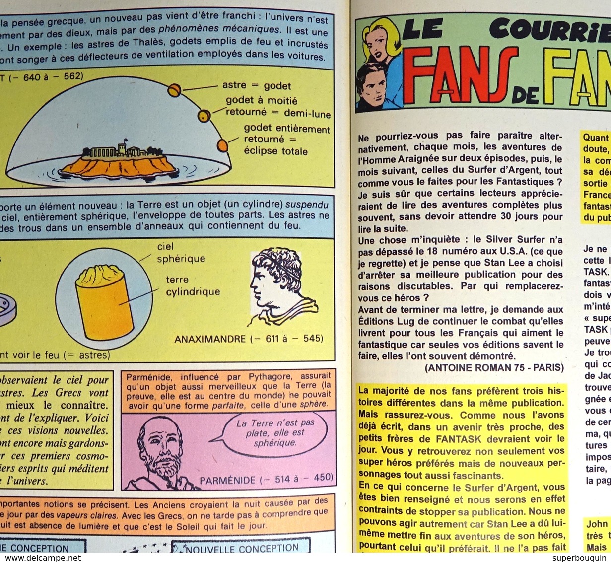 FANTASK 8 • 1969 • HOMMAGE AUX ÉDITIONS LUG • MARVEL COMICS