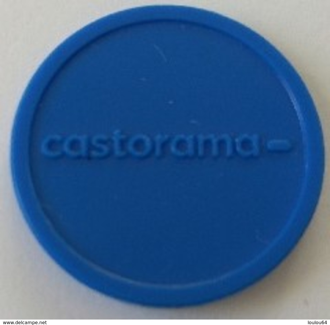 Jeton De Caddie - Magasins - CASTORAMA - En Plastique - - Trolley Token/Shopping Trolley Chip