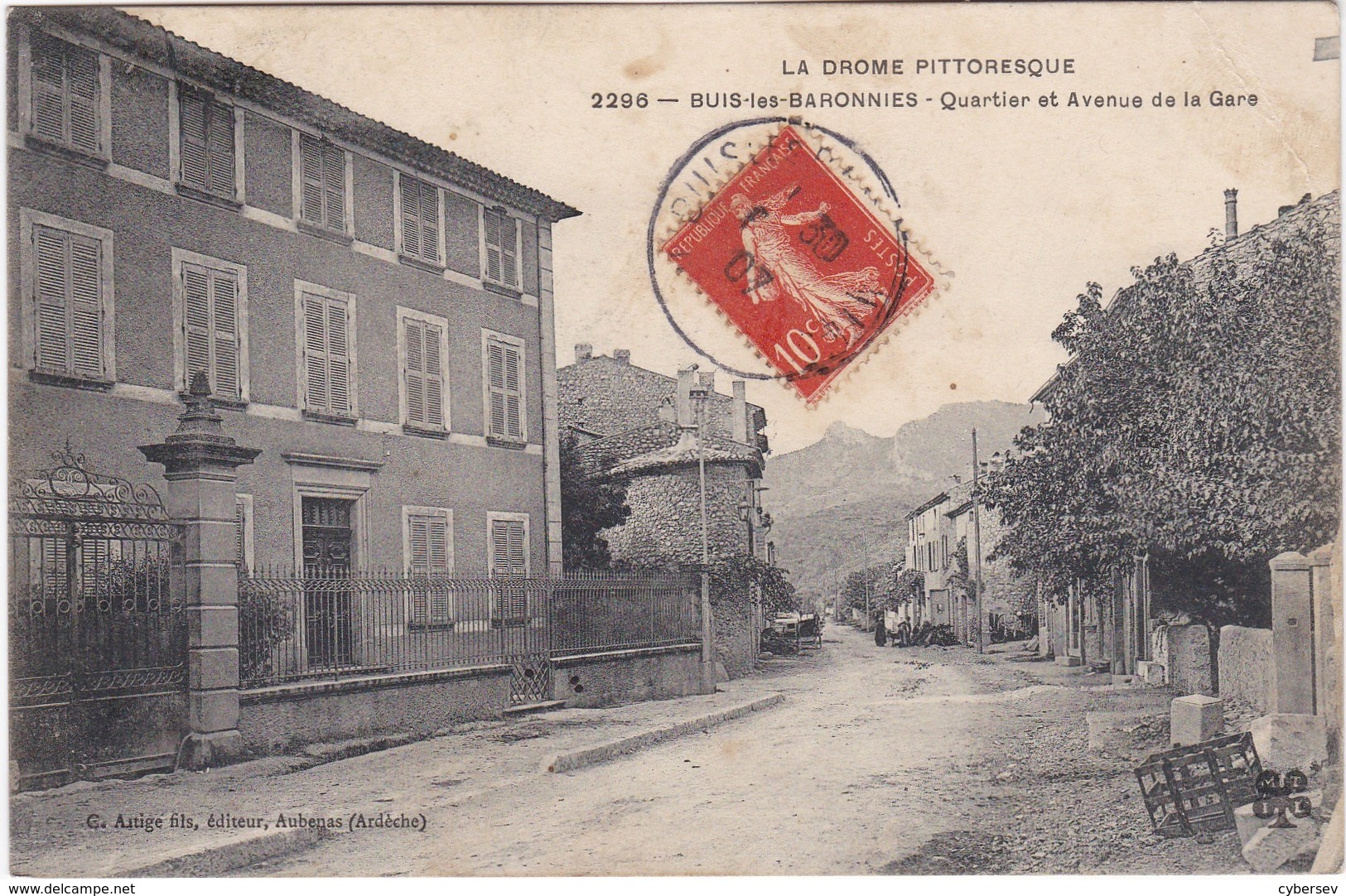 BUIS-les-BARONNIES - Quartier Et Avenue De La Gare - Buis-les-Baronnies