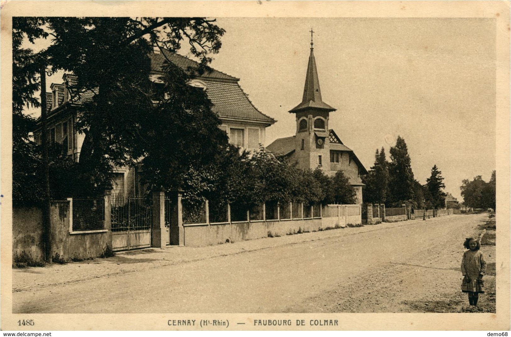 CERNAYCPA 68 Haut Rhin  Faubourg De Colmar Temple - Cernay