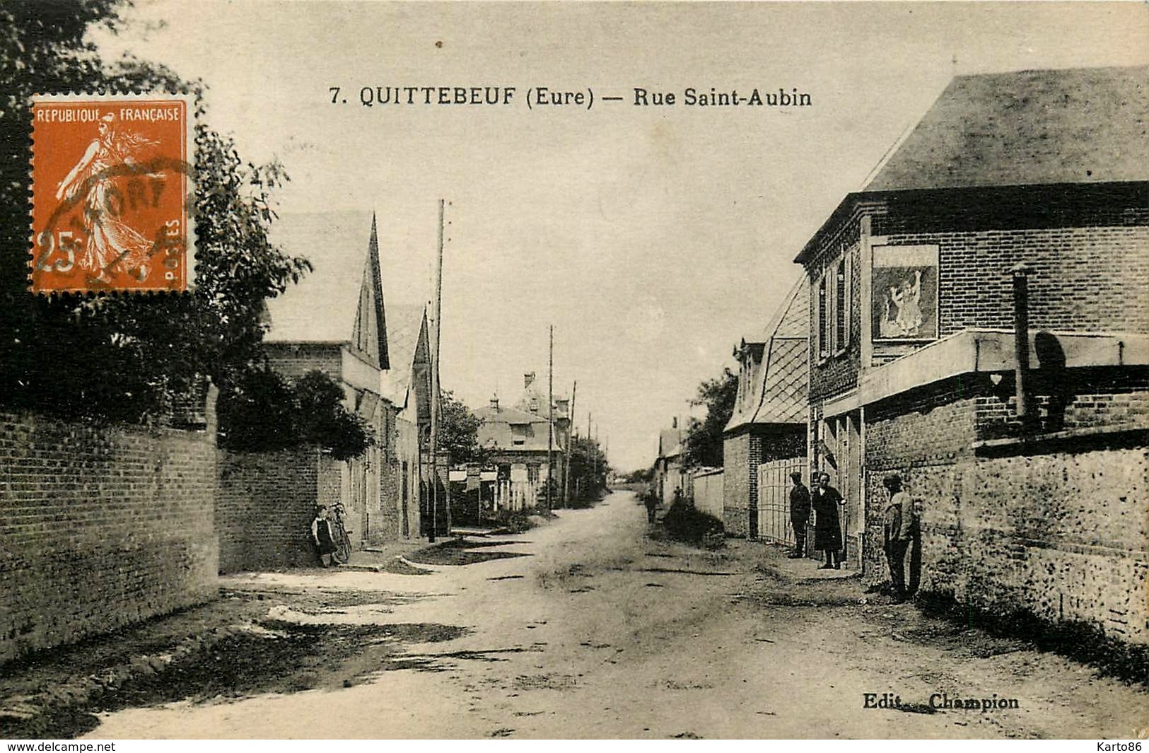 Quittebeuf * Rue Saint Aubin - Autres & Non Classés