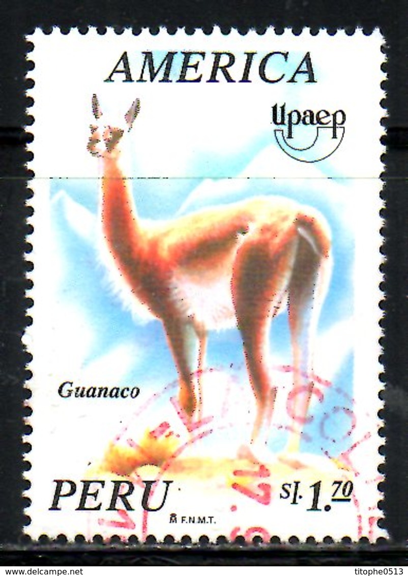 PEROU. N°1053 Oblitéré De 1995. Guanaco/UPAEP. - Other & Unclassified