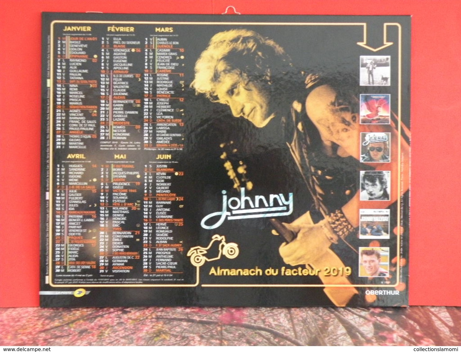 Calendrier Johnny Hallyday 2019 - On A Tous Quelques Chose De Johnny - - Grand Format : 2001-...