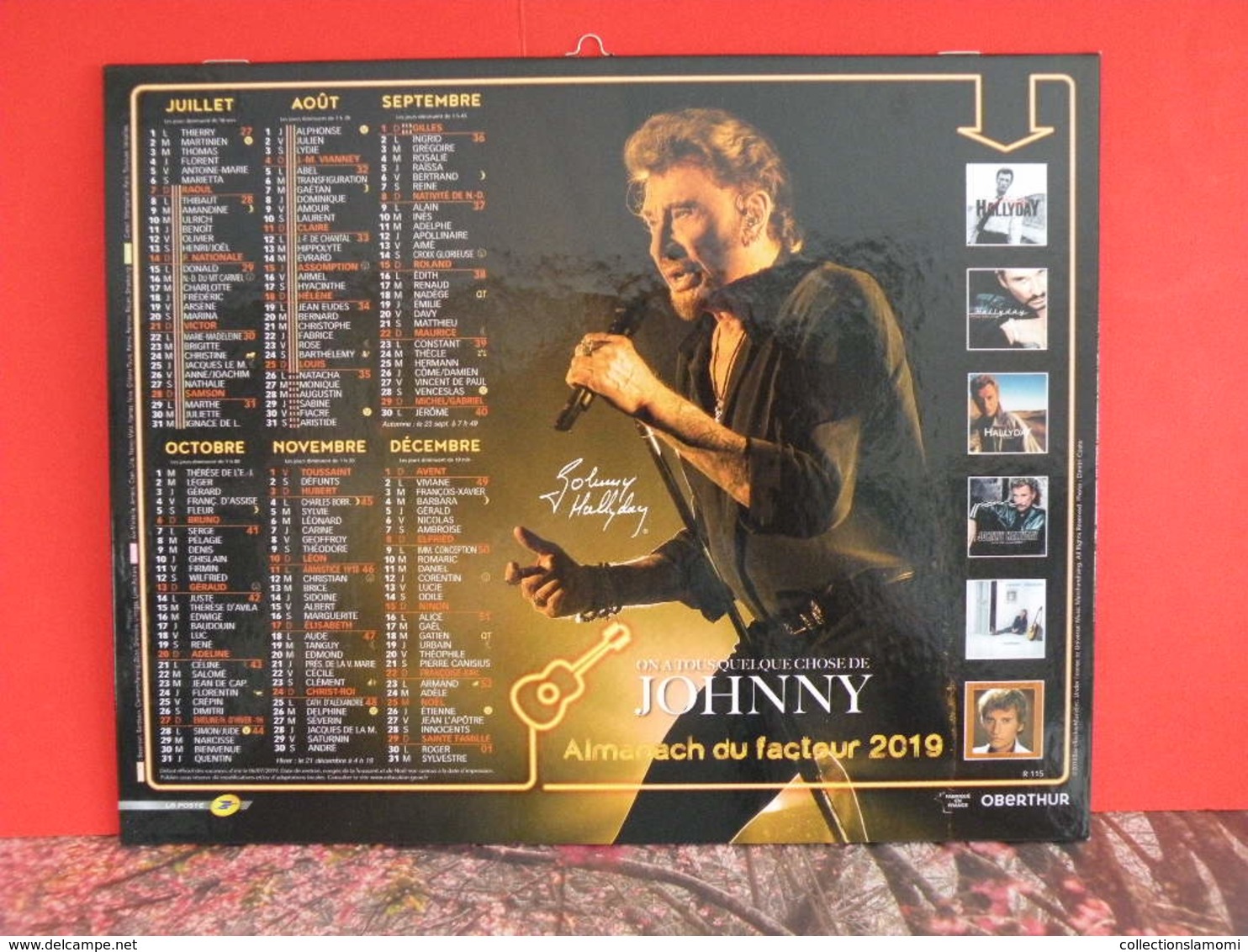 Calendrier Johnny Hallyday 2019 - On A Tous Quelques Chose De Johnny - - Grand Format : 2001-...