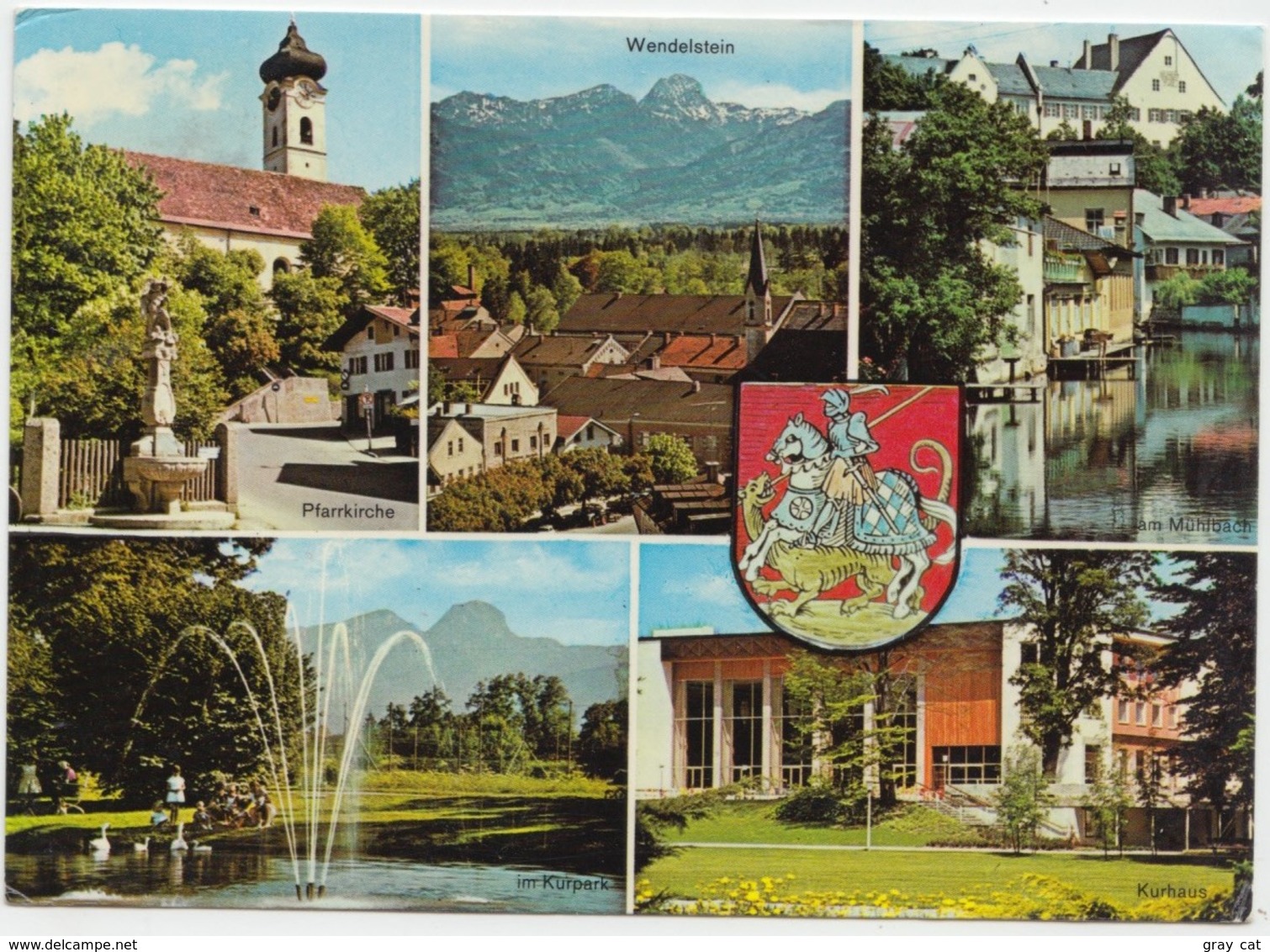 BAD AIBLING, Germany, Multi View, 1970 Used Postcard [21949] - Bad Aibling
