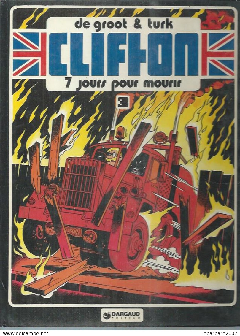 CLIFTON  " 7 JOURS POUR MOURIR  " -  DE GROOT / TURK -  E.O.  1979  LOMBARD - Clifton