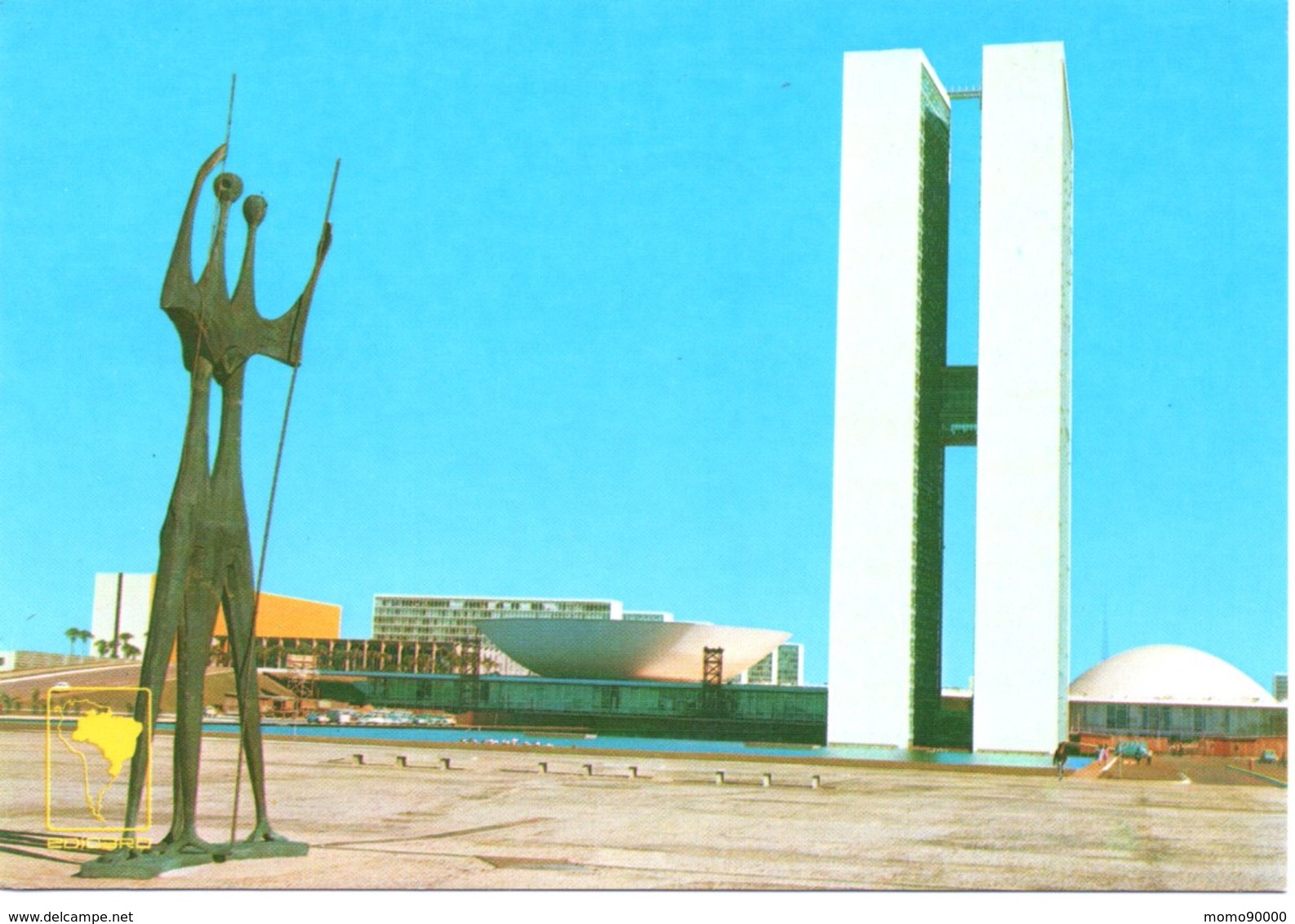 BRESIL : BRASILIA - The Giorgi Bruno Warriors And National Congress Palace - Brasilia