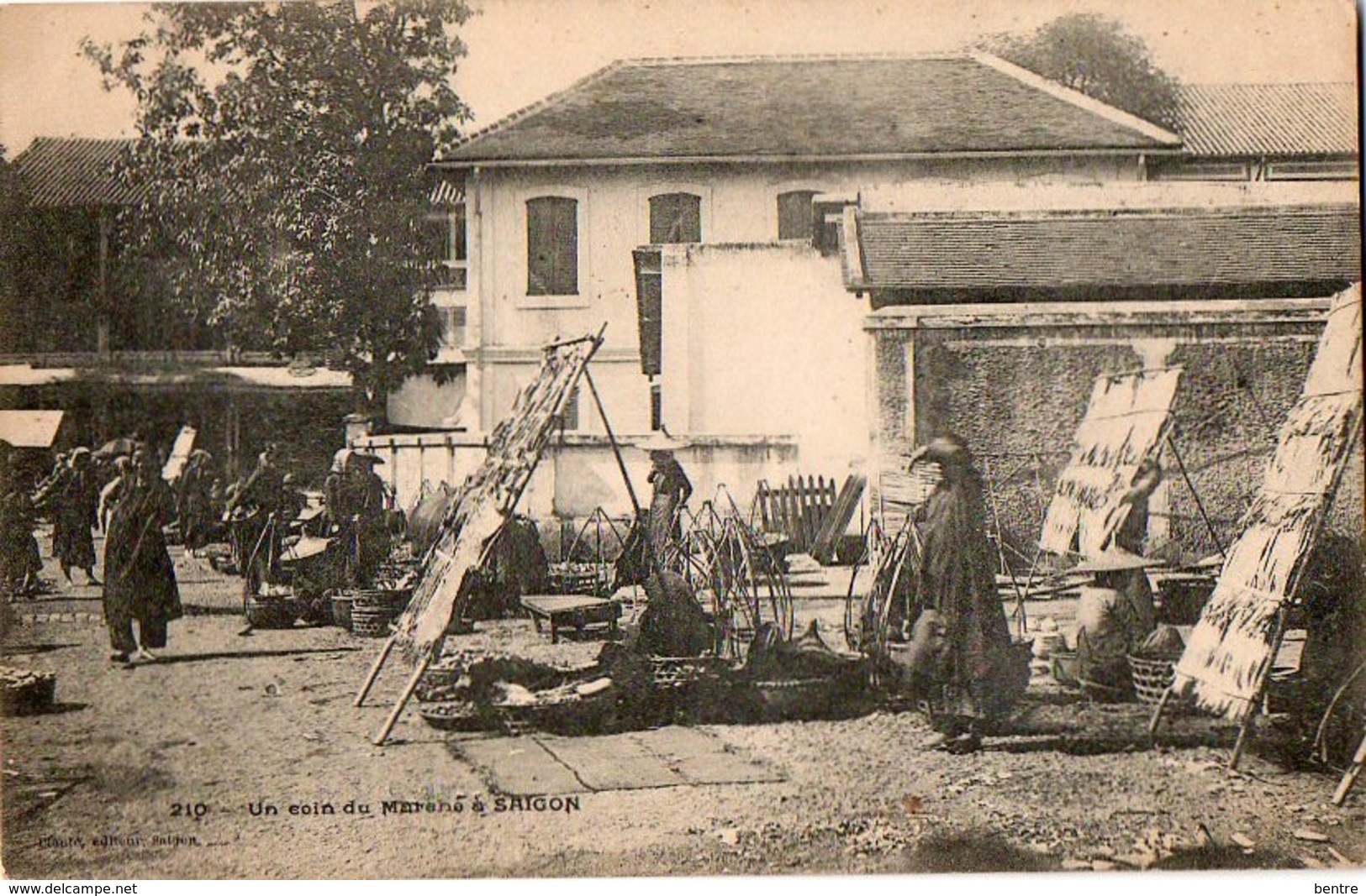 SAIGON - Un Coin Du Marché (Planté) - Vietnam