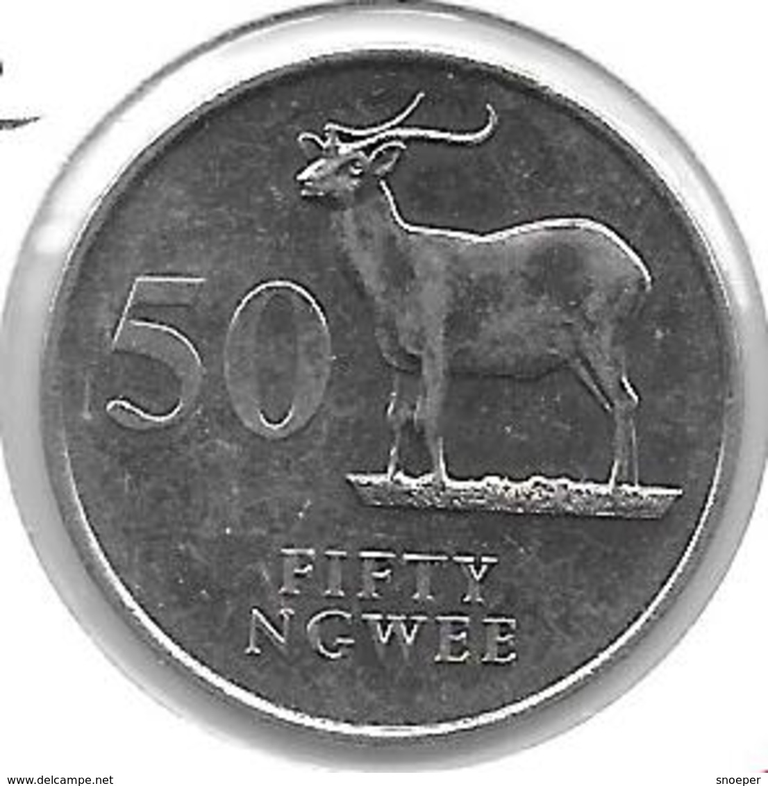 *zambia 50 Ngwee 1992 Km 30  Unc - Zambie